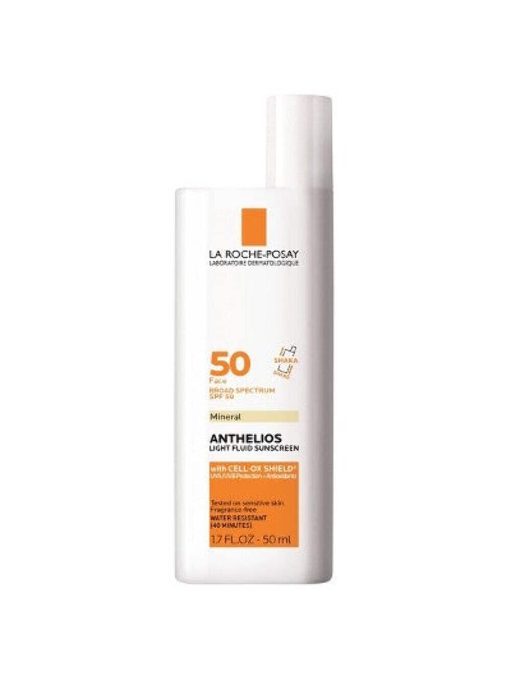 La Roche Posay Anthelios Ultra-Light Fluid Mineral Face Sunscreen SPF 50 1.7 fl